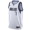 Dres Dallas Mavericks Dwight Powell 7 Nike 2022-23 Association Edition Bijela Swingman